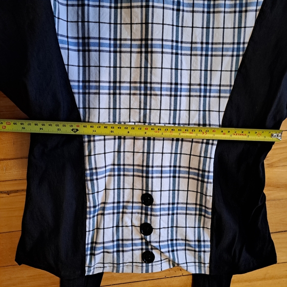 🇨🇦 Putré-Fashion All Dolled Up Dress | Plaid Panel | Retro Pinup | Size LG - Picture 6 of 13